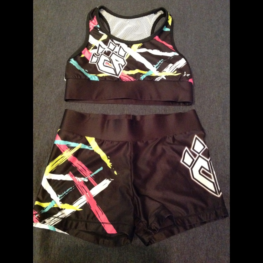 Sports bra and with shorts